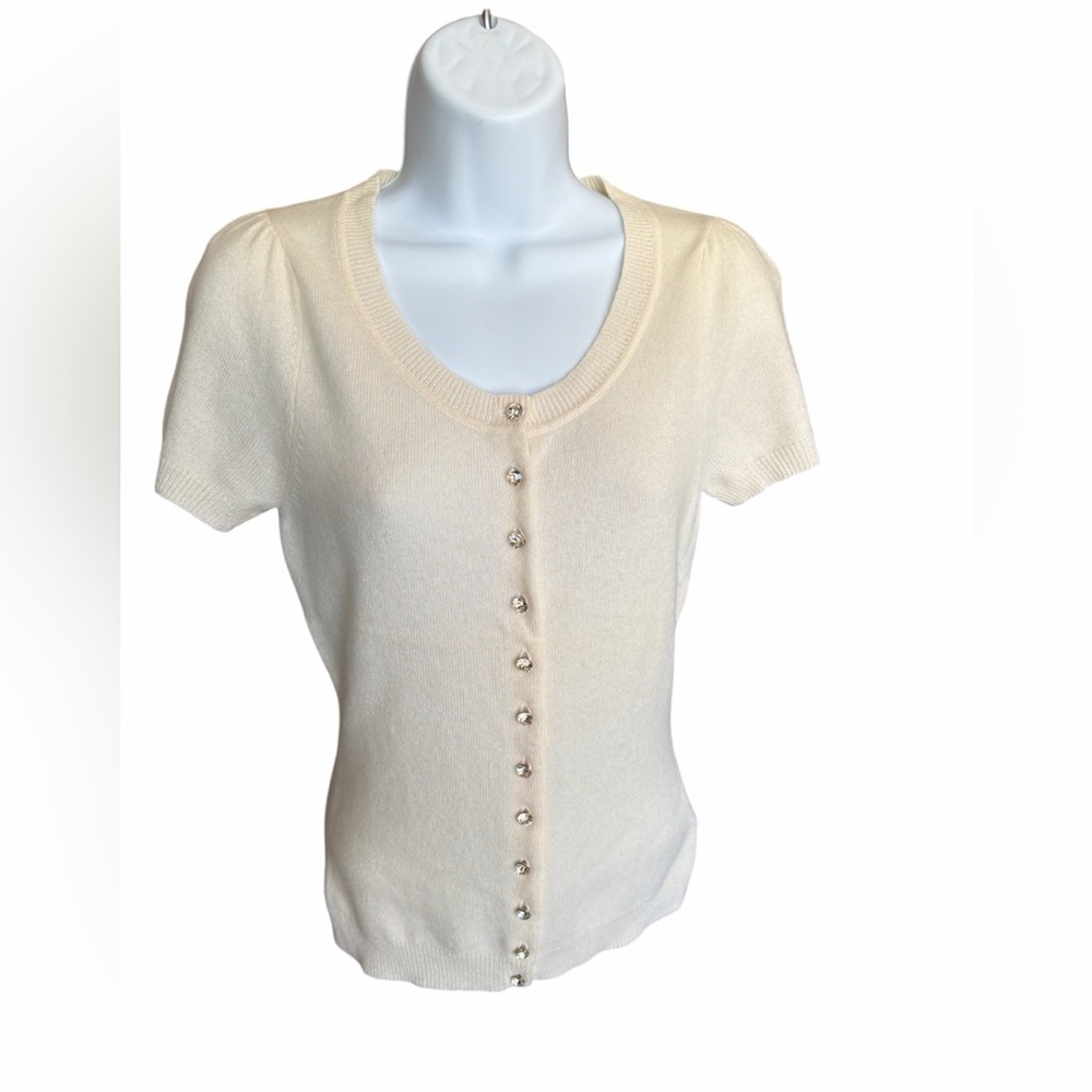 CRIS 100% Cashmere Cardigan Sweater size medium